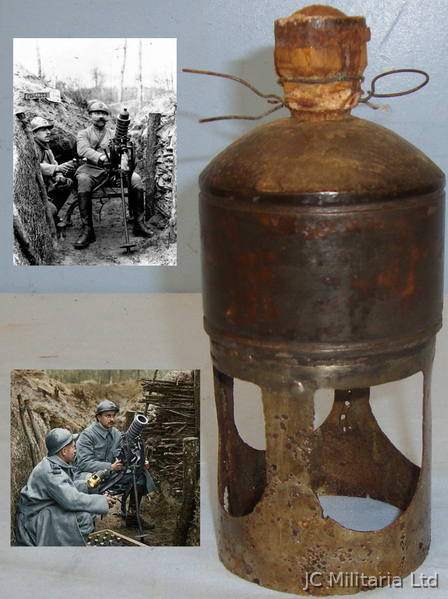 *Inert* WW1 French ‘Guiddetti’ Trench Mortar Grenade. 18210:35. *Inert* WW1 French ‘Guiddetti’ Trench Mortar Grenade. 18210:35.  Other Ammunition in 