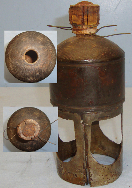 *Inert* WW1 French ‘Guiddetti’ Trench Mortar Grenade. 18210:35. *Inert* WW1 French ‘Guiddetti’ Trench Mortar Grenade. 18210:35.  Other Ammunition