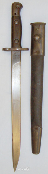Scarce* Indian Pattern Bayonet and Scabbard. 	BAYO 419. Bayonet in 