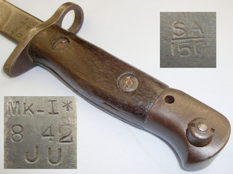 Scarce* Indian Pattern Bayonet and Scabbard. 	BAYO 419. Bayonet