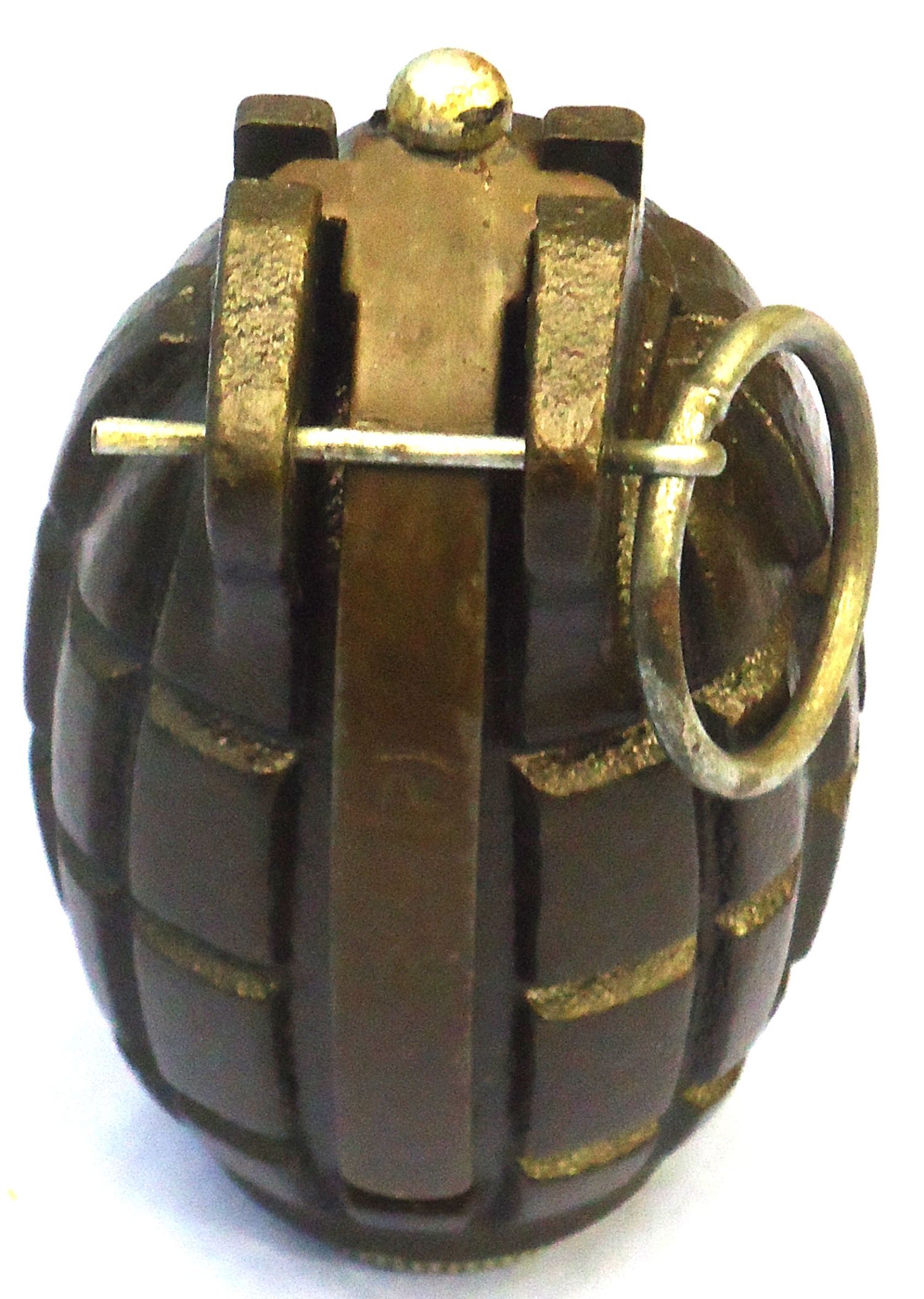 {CATEGORY} - INERT DEACTIVATED. MINT. 1972 Dated Mills No 36M MK1, Last Contract Production for Commonwealth Forces Hand Grenade Made at ROF P (Royal Ordnance Factory) Patricroft. O 2426 INERT DEACTIVATED. MINT. 1972 Dated Mills No 36M MK1, Last Contract Production for Commonwealth Forces Hand Grenade Made at ROF P (Royal Ordnance Factory) Patricroft. O 2426 Various Other Ammunition in 