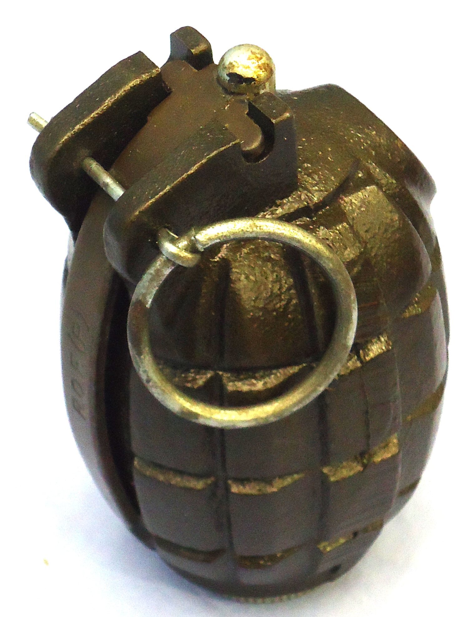 {CATEGORY} - INERT DEACTIVATED. MINT. 1972 Dated Mills No 36M MK1, Last Contract Production for Commonwealth Forces Hand Grenade Made at ROF P (Royal Ordnance Factory) Patricroft. O 2426 INERT DEACTIVATED. MINT. 1972 Dated Mills No 36M MK1, Last Contract Production for Commonwealth Forces Hand Grenade Made at ROF P (Royal Ordnance Factory) Patricroft. O 2426 Various Other Ammunition