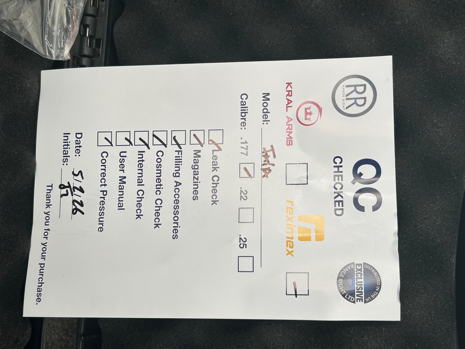 Reximax .177 v2 Reximax ixia used once , purchased one month ago gauge protectors , good hawke side focus scope , silencer , this gun is brand new .177 - {CATEGORY} in 