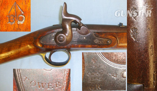  Tower Paget Rifled Barrel .700 Calibre Rifled Bore Cavalry Carbine With Attractive Tig Single Shot .70 Cal Muzzleloader Rifle