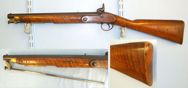 Tower Paget Rifled Barrel .700 Calibre Rifled Bore Cavalry Carbine With Attractive Tig Single Shot .70 Cal Muzzleloader Rifle