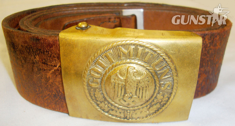 Original* C1939 Nazi German Army Buckle and Leather Belt.  N 108. Original* C1939 Nazi German Army Buckle and Leather Belt.  N 108. Other Accessory in 