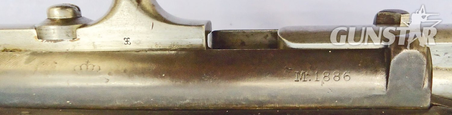 {CATEGORY} - Steyr WW1 Era Austrian Kropatschek-Steyr Model 1886 Portuguese Contract Tube Magazine Bolt Rifle. **UK/EU DEACTIVATION CERTIFICATED** - D 5978 Bolt Action 11 mm Rifle
