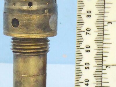 DEACTIVATED INERT. French, WW1, Unfired, 22/31 Mod 1897 Time & Percussion Nose Fuse For The 75mm Mle 1897 Field Gun. - O 2176 French, WW1, Unfired, 22/31 Mod 1897 Time & Percussion Nose Fuse For The 75mm Mle 1897 Field Gun. - O 2176  Other Ammunition
