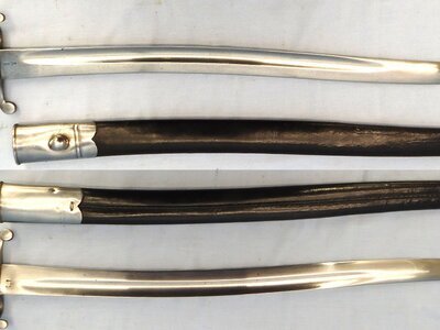 British, Pattern1858 Yatahgan Sword Bayonet And Scabbard. Sn - 23240 Bayonet