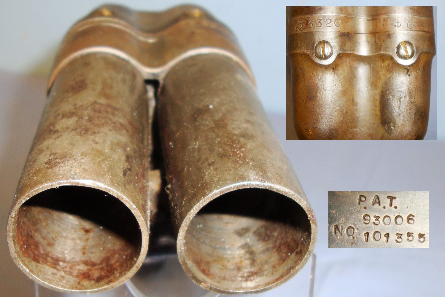 VERY RARE* WW2 Type 90 Japanese Naval Double Barrelled Flare / Signal Pistol**UK 2014 DEACTIVATION** Sn 5636 None Rocket Launcher