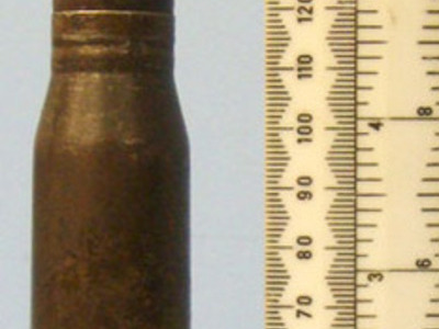 Masden 20x120 HET (High Explosive Trace) Round INERT Unfired German made Masden 20x120 HET (High Explosive Trace) Round Antique & Militaria