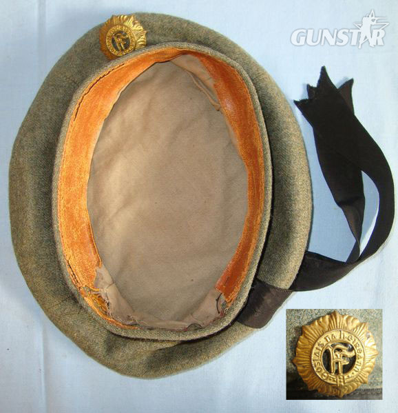  Irish Free State Army Other Ranks Service Tam O Shanter With Irish Free State Ba Irish Free State Army Other Ranks Service Tam O Shanter With Irish Free State Ba Clothing