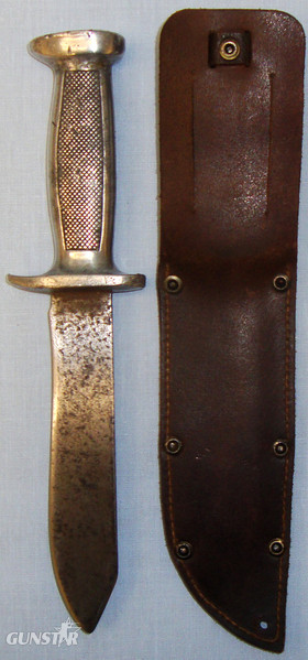  French Indo China / Vietnam War Era Aluminium Handled Combat Dagger & Scabbard. ED 2590. Other Blade