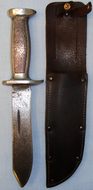 French Indo China / Vietnam War Era Aluminium Handled Combat Dagger & Scabbard. ED 2590. Other Blade