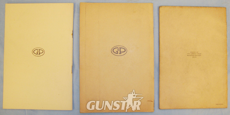  An Original Set of Three WWII Handbooks on the .300 Lewis Machine Gun. BO 449. An Original Set of Three WWII Handbooks on the .300 Lewis Machine Gun. BO 449. Other Accessory