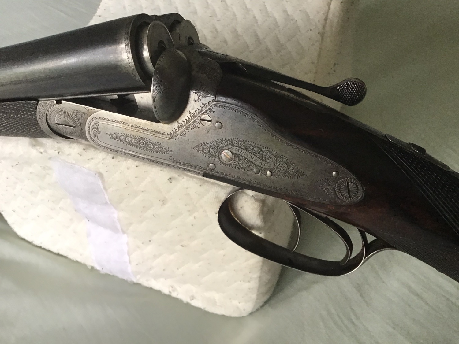 Adams & Co Sidelock non ejector Side By Side 12 Bore/gauge