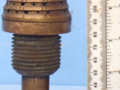 DEACTIVATED INERT. French, WW1, Model 40-55 Mle 1880 Time & Percussion Nose Fuze for the 155 and 105mm Guns. - O 2175 DEACTIVATED INERT. French, WW1, Model 40-55 Mle 1880 Time & Percussion Nose Fuze for the 155 and 105mm Guns. - O 2175  Other Ammunition