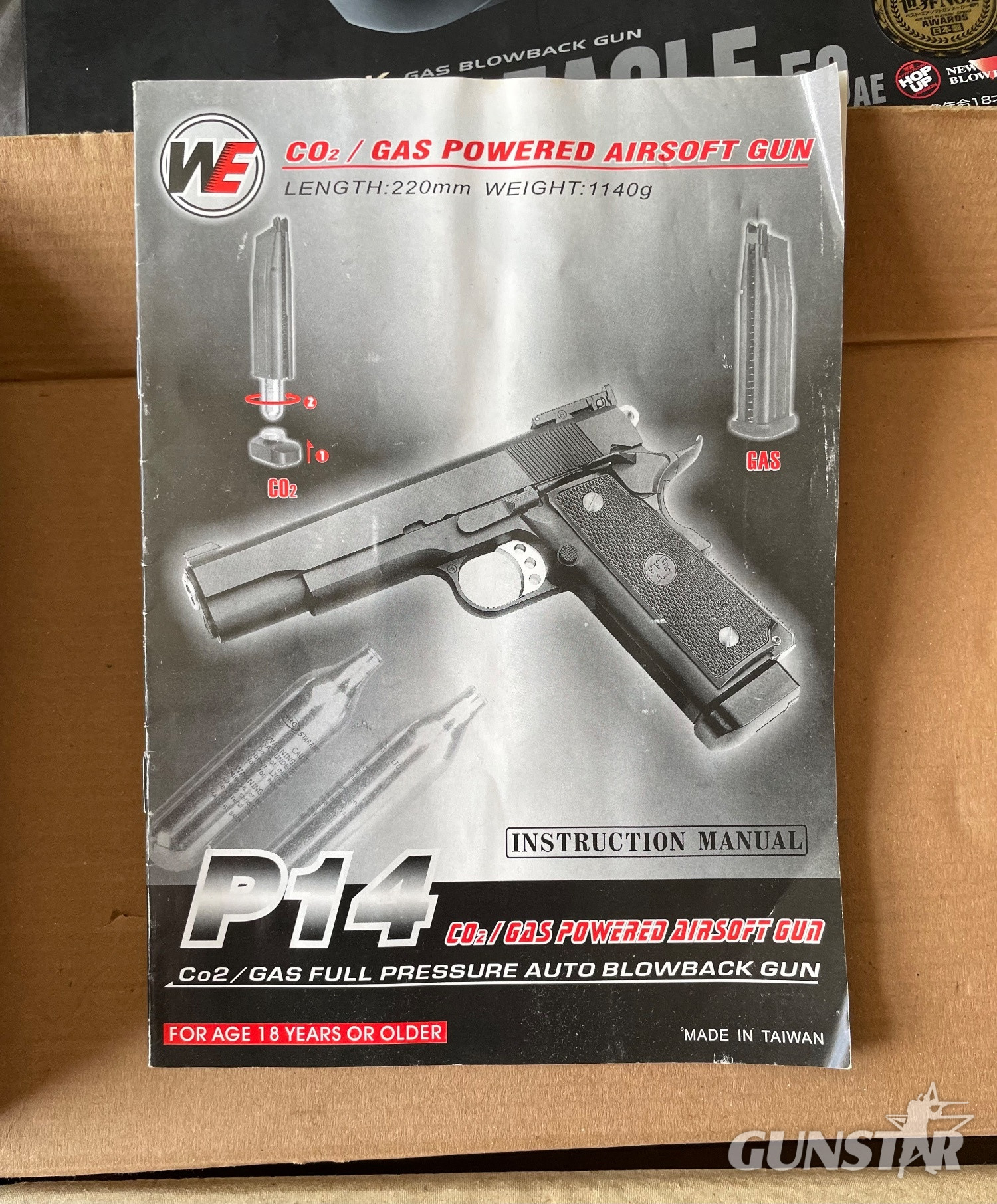 WE Tech Colt 45 6 mm 