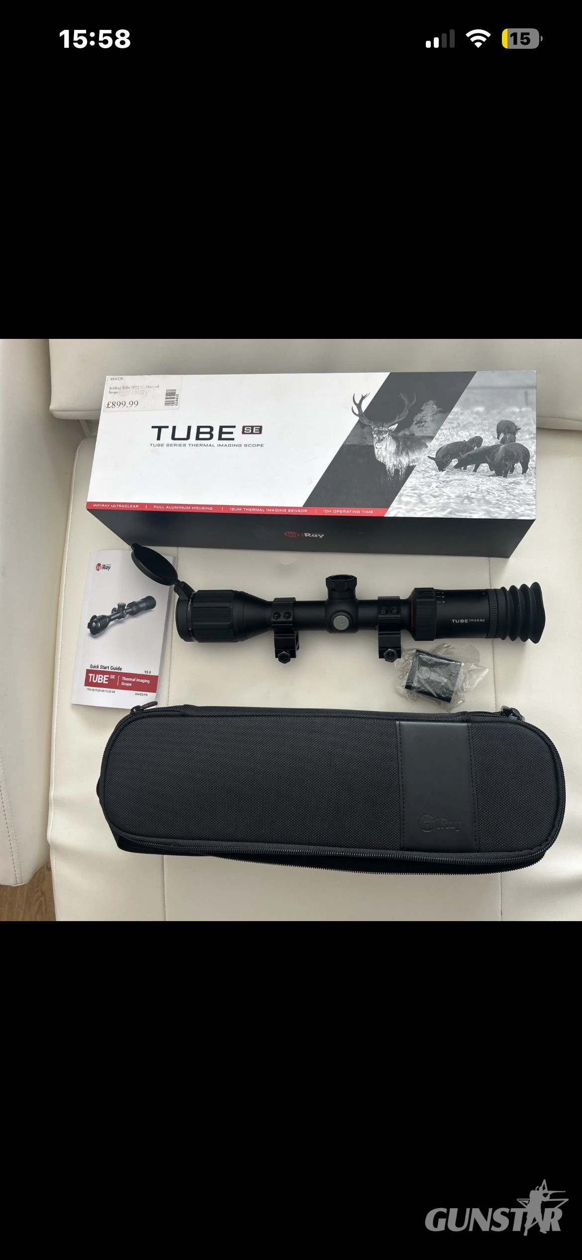 Weihrauch with thermal scope  HW110 .177 