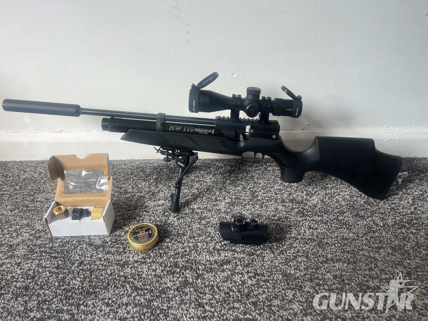 Weihrauch with thermal scope  HW110 .177