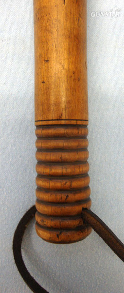  Wooden Two Piece Pacifier / Cosh With Leather Wrist Strap.  Wooden Two Piece Pacifier / Cosh With Leather Wrist Strap.  Other Accessory