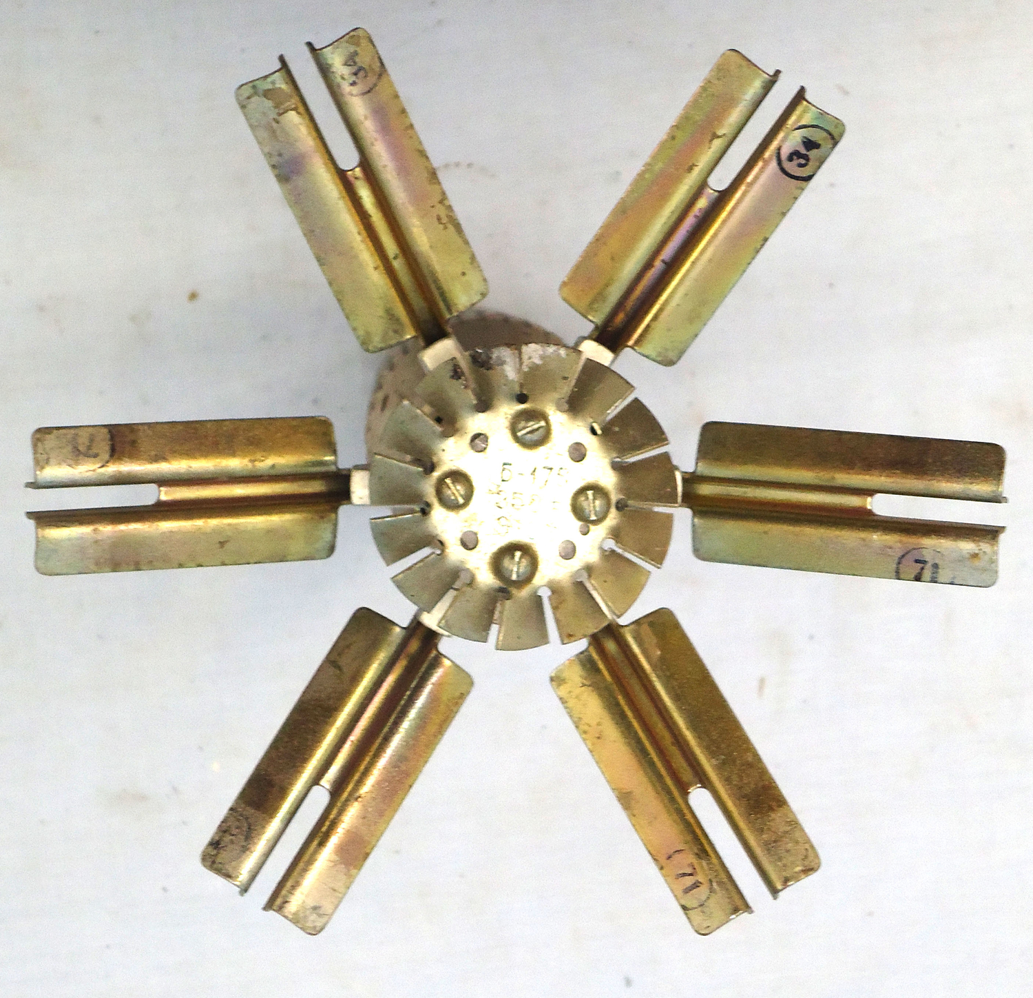 DEACTIVATED INERT. Unfired, 1988 Dated Soviet PTAB2.5KO Fragmentation Bomblet. - O 2019 DEACTIVATED INERT. Unfired, 1988 Dated Soviet PTAB2.5KO Fragmentation Bomblet. - O 2019  Other Ammunition 