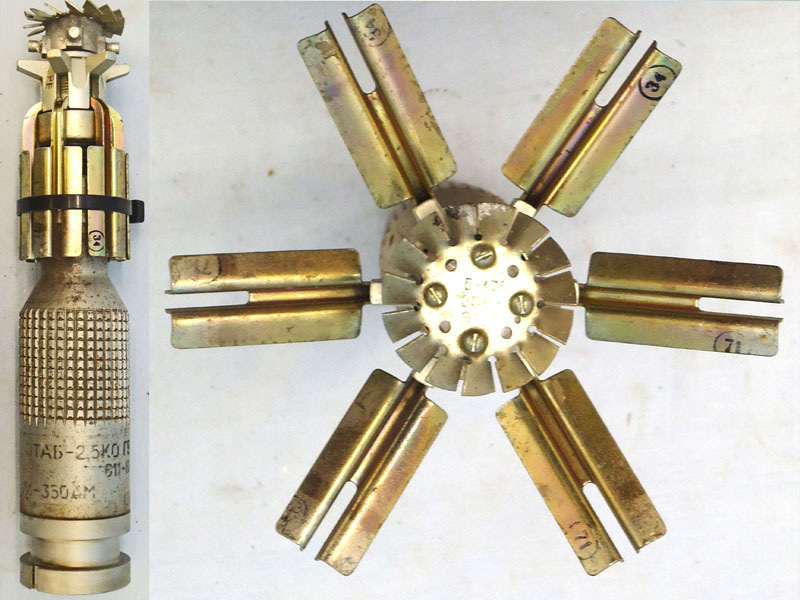 DEACTIVATED INERT. Unfired, 1988 Dated Soviet PTAB2.5KO Fragmentation Bomblet. - O 2019 DEACTIVATED INERT. Unfired, 1988 Dated Soviet PTAB2.5KO Fragmentation Bomblet. - O 2019  Other Ammunition