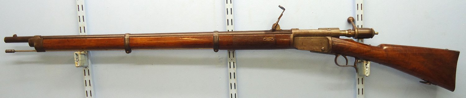 Vetterli Swiss Military Vetterli M.1869/71 10.4 mm Obsolete Calibre Bolt Action Rifle By W.v.Stieger, Thun. - A 1090 Bolt Action None Rifle - {CATEGORY}