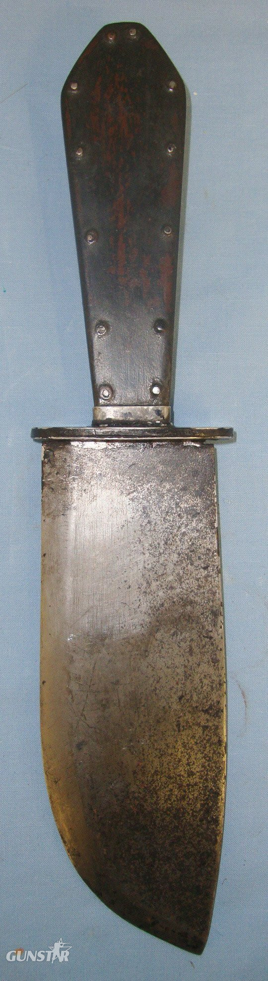 BROAD & STURDY**Victorian C1840 English Sheffield Trade Coffin Handle American Frontiersman, Expedition Fighting / Utility Knife. Sn 21526 Knive in 