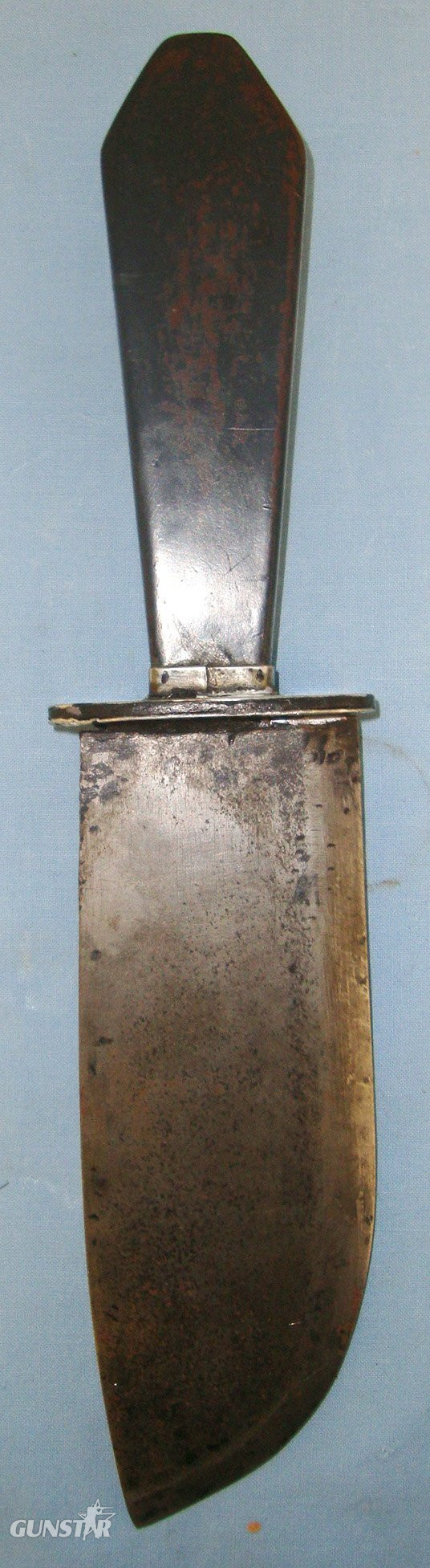  BROAD & STURDY**Victorian C1840 English Sheffield Trade Coffin Handle American Frontiersman, Expedition Fighting / Utility Knife. Sn 21526 Knive