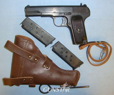  ALL MATCHING NUMBERS INCLUDING MAGAZINES**Cold War 1952 Russian Izhevsk Arsenal Tokarev TT-33 7.62mm Semi Automatic Pistol With 2 Magazines, Leather Lanyard & Cleaning Rod**UK/EU DEACTIVATED MOVING PARTS** Sn 17865:15 deactivated pistol None Semi Auto