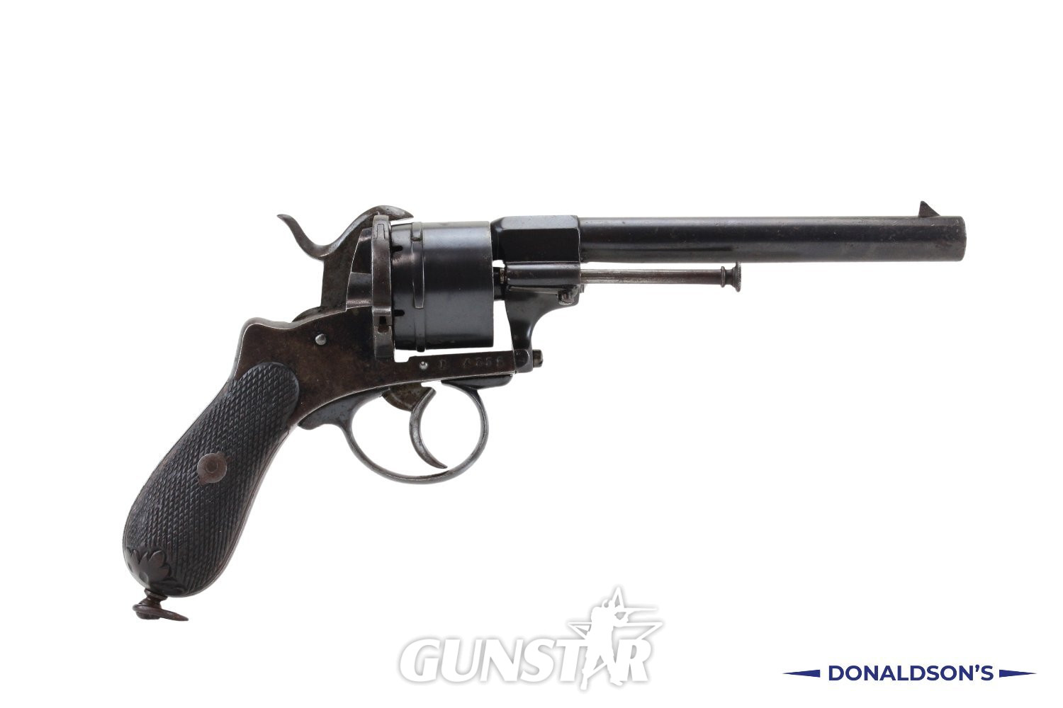 Belgian Officers .44 Pinfire Revolver .44 Revolver in 