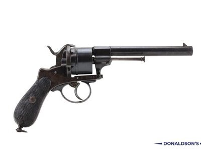 Belgian Officers .44 Pinfire Revolver .44 Revolver