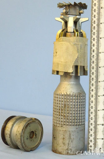 INERT Unfired Soviet PTAB2.5KO Fragmentation Bomblet. INERT Unfired Soviet PTAB2.5KO Fragmentation Bomblet.  Antique & Militaria
