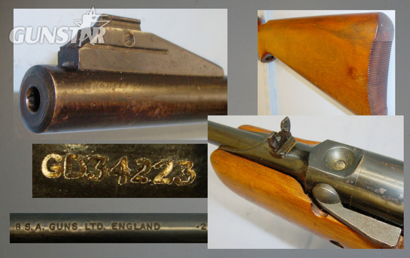 BSA 1959 – 1965 B.S.A. Airsporter MK II .22 Calibre, Under Lever Air Rifle with \'GD\' Prefix Serial Number. 20410 .22