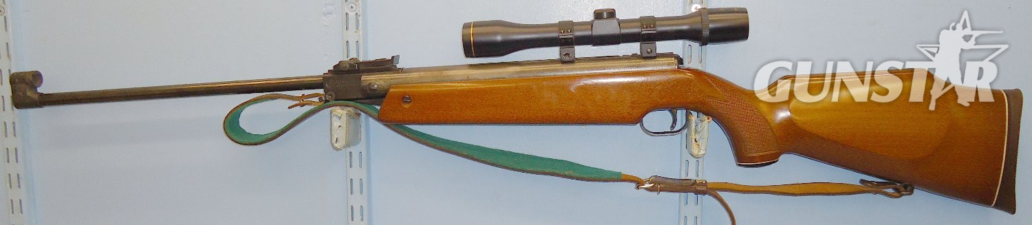 Feinwerkbau C1980 Feinwerkbau sport 127 MkII .22 Air Rifle with a 4X32 ‘Tokyo Scope’ and Leather Sling. 22265.  .22 in 