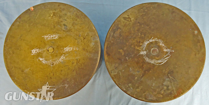 INERT DEACTIVATED. WW1, German 21cm Mors (210x230R) Cartridge Case. - O 1669 INERT DEACTIVATED. WW1, German 21cm Mors (210x230R) Cartridge Case. - O 1669  Other Ammunition