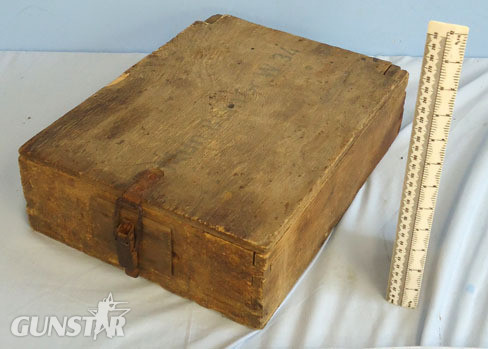 Wooden Transport Box for 3 x 8 cm Granatwerfer 34 (8 cm GrW 34) Mortar Rounds. Wooden Transport Box for 3 x 8 cm Granatwerfer 34 (8 cm GrW 34) Mortar Rounds.  Antique & Militaria in 