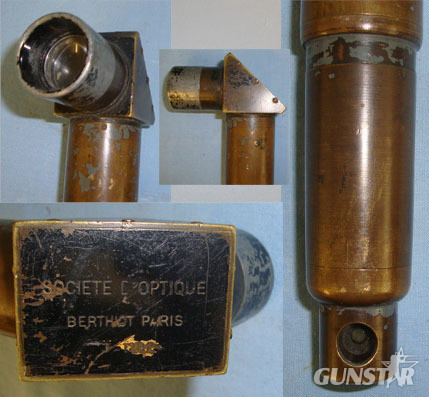  Societe D\' Optique Berthiot Paris French Trench Periscope Sight & Optic