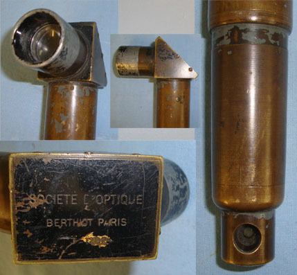  Societe D\' Optique Berthiot Paris French Trench Periscope Sight & Optic