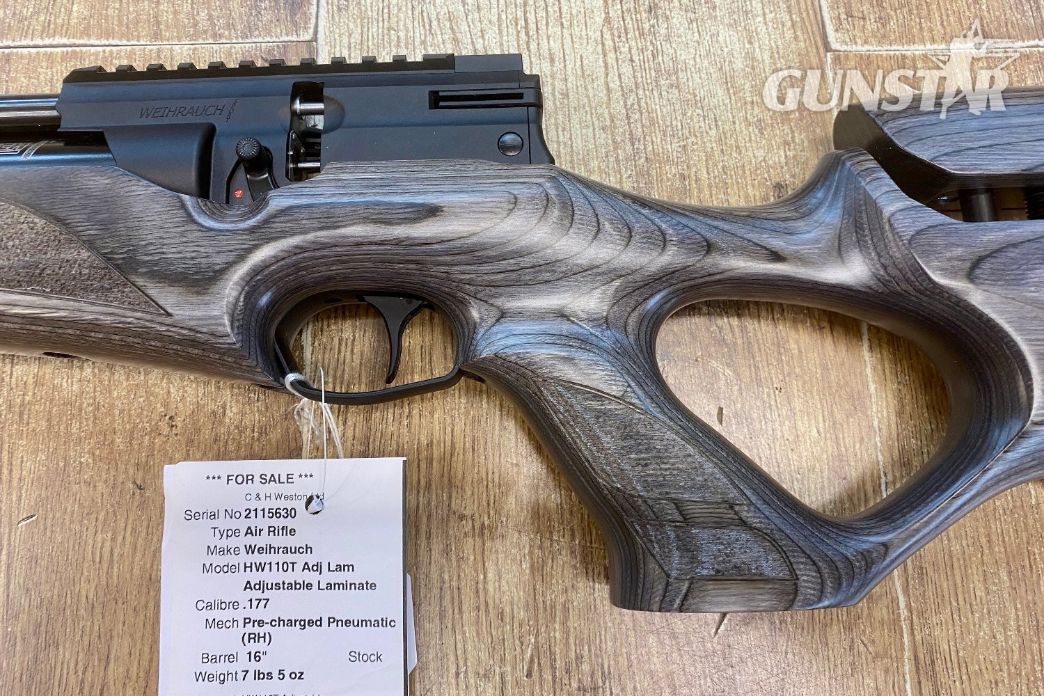 Weihrauch HW110 Adjustable Laminate .177