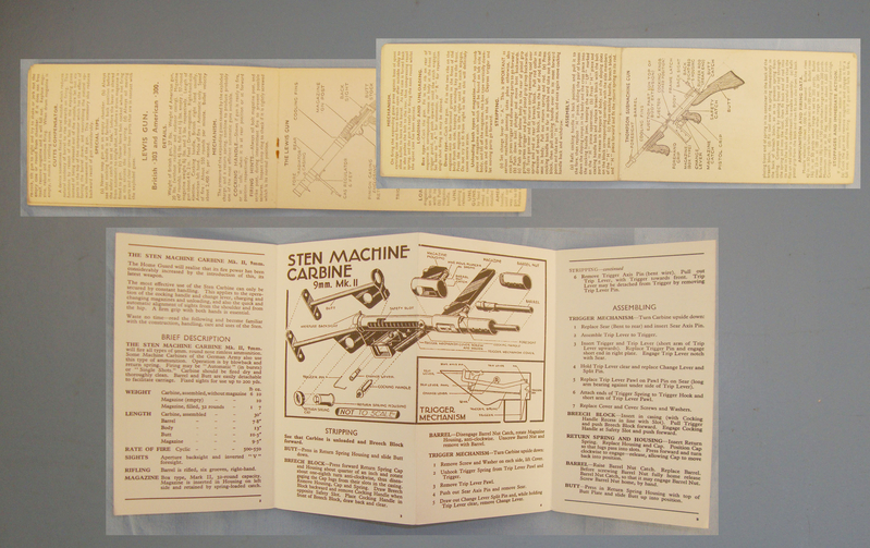 Two WWII Pocket manuals on the Sten Gun and other Automatic Guns. BO 450. Two WWII Pocket manuals on the Sten Gun and other Automatic Guns. BO 450. Other Accessory
