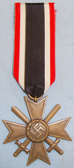 1939 Nazi 2nd Class War Merit Cross and Ribbon. BA 397. 1939 Nazi 2nd Class War Merit Cross and Ribbon. BA 397. Other Accessory