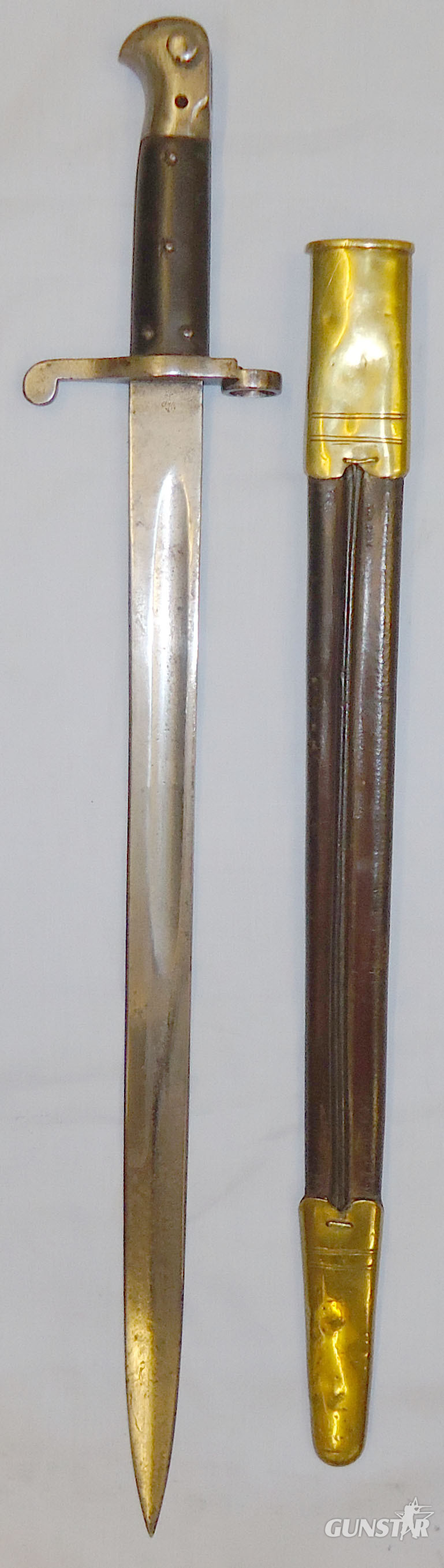  British P1887 MK.I Enfield Martini Sword Bayonet and Scabbard. 21128. Bayonet