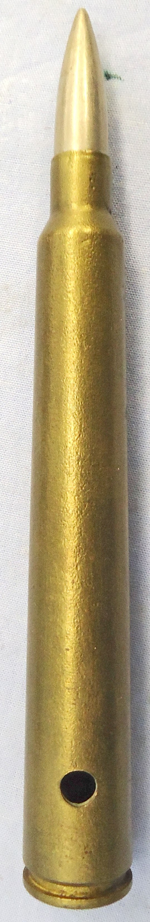  INERT DEACTIVATED. Scarce, Polish, Unfired, WW2, 1937 Dated, Maroszek (7.92 x 107) wz.35 Anti Tank Rifle Round. - O 2289 INERT DEACTIVATED. Scarce, Polish, Unfired, WW2, 1937 Dated, Maroszek (7.92 x 107) wz.35 Anti Tank Rifle Round. - O 2289 Various Other Ammunition