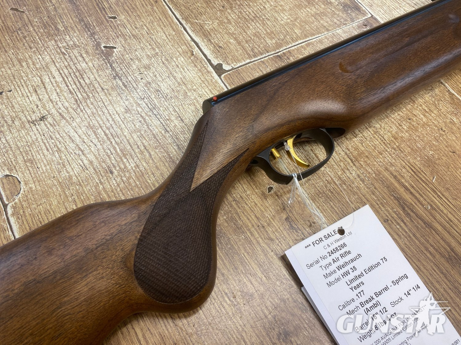 {CATEGORY} - Weihrauch HW35 Limited Edition 75th Anniversary .177 in 