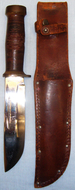 U.S. Marine ‘Cattaraugus 225Q’ Commando Knife and Sheath. ED 2606. Hunting Knive