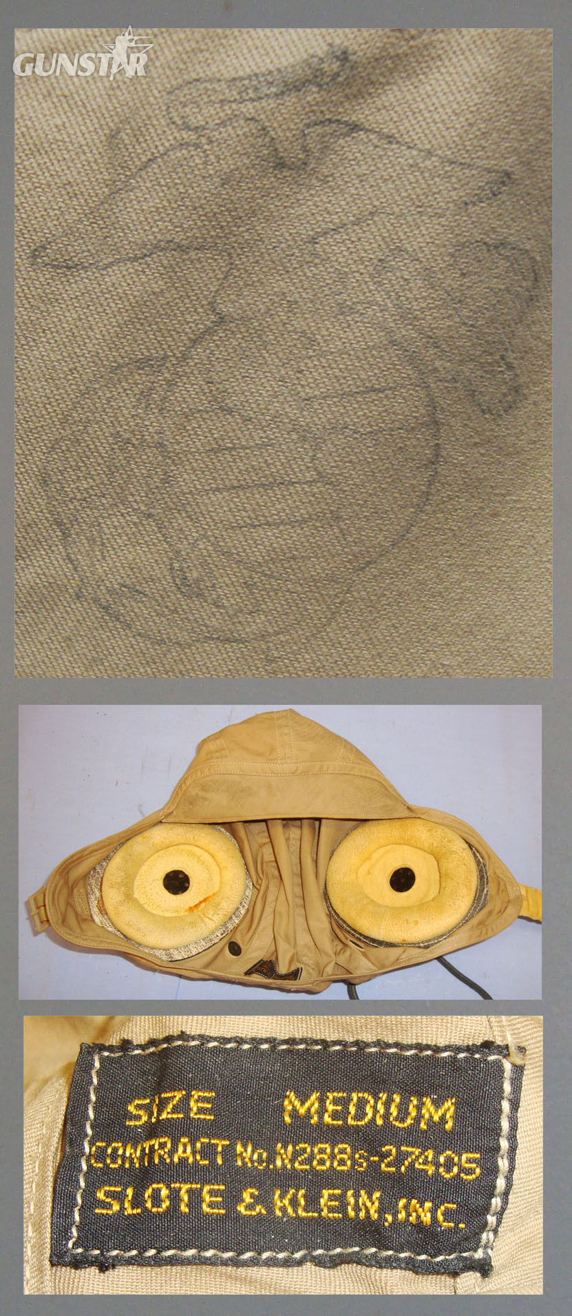  Excellent WWII US Navy/Marine Corps AN6540-3s Summer Flying Helmet with Full Wiring Looms. 20977. Excellent WWII US Navy/Marine Corps AN6540-3s Summer Flying Helmet with Full Wiring Looms. 20977. Clothing