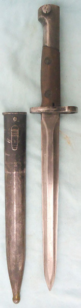 Belgian 1949 Bayonet And Scabbard Bayonet