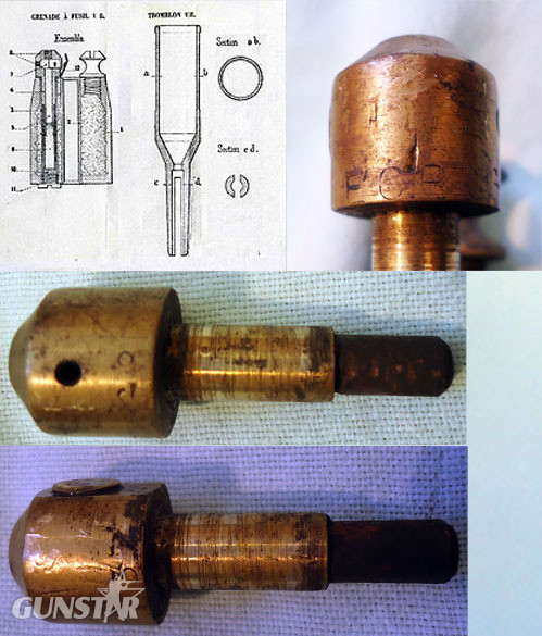  DEACTIVATED INERT. French WW1 Viven-Bessières (VB) Rifle Grenade. O 1672 DEACTIVATED INERT. French WW1 Viven-Bessières (VB) Rifle Grenade. O 1672  Other Ammunition